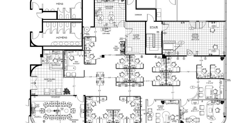 office space plan