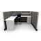 Budget 6X6 Cubicles 53″ With Files and Shelf